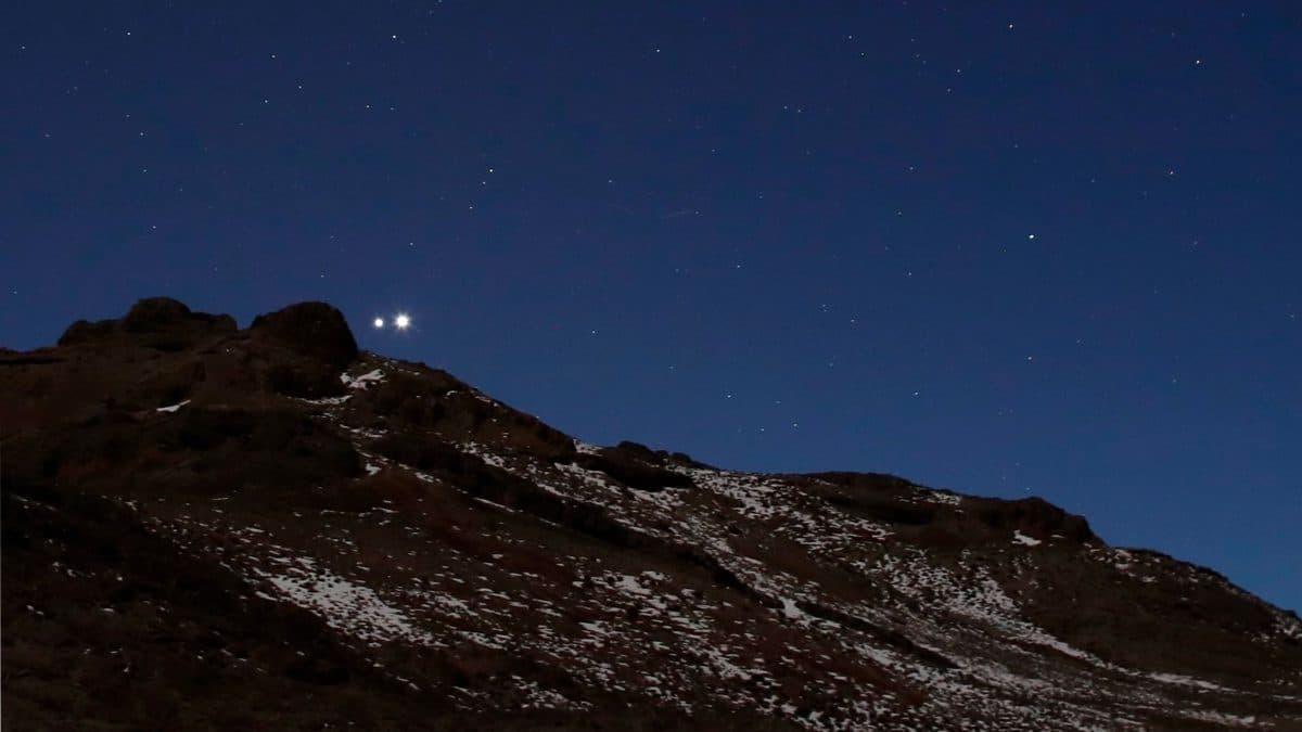 Acercamiento de Júpiter y Venus. NASA