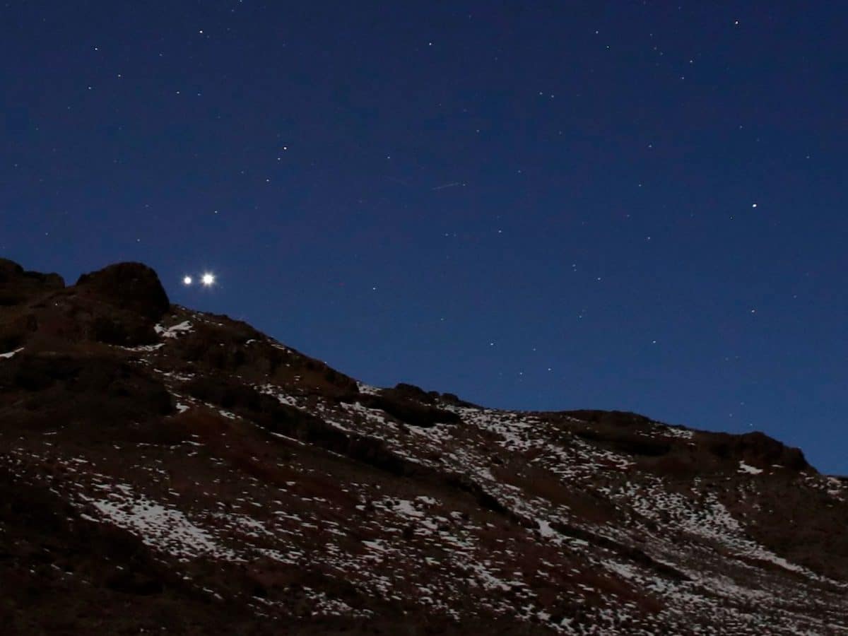 Acercamiento de Júpiter y Venus. NASA