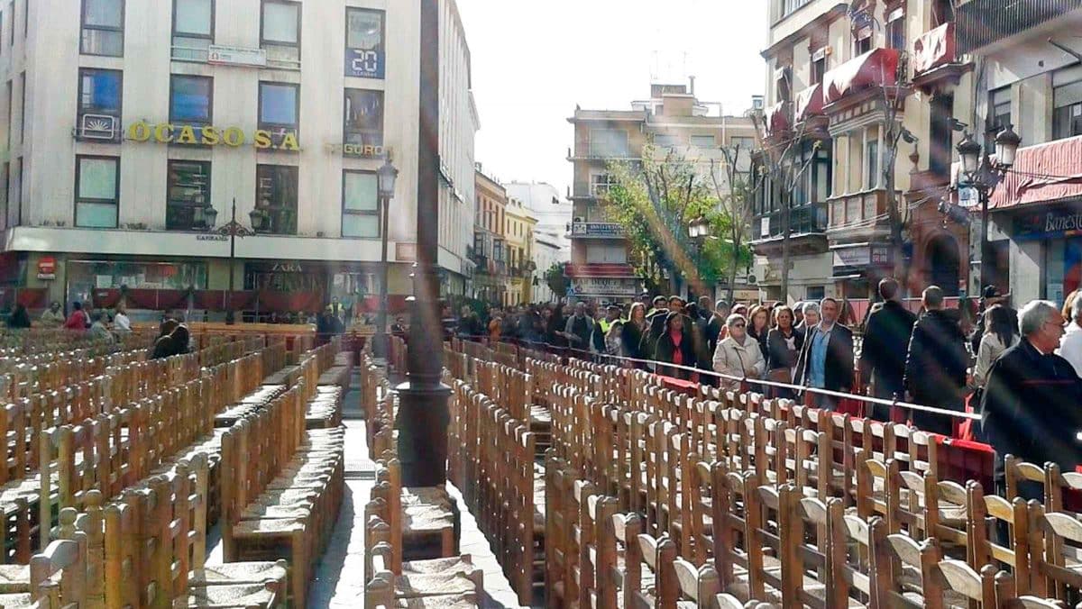 Sillas en Campana, Semana Santa 2023