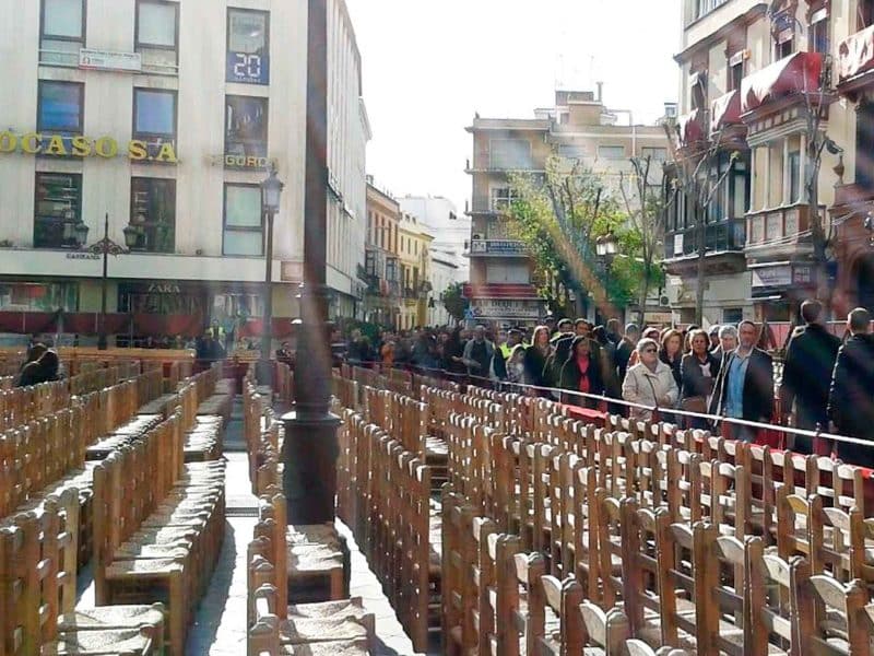 Sillas en Campana, Semana Santa 2023