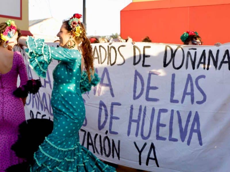 La manifestación del pasado domingo en la Feria