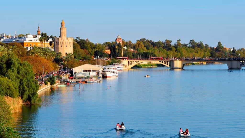 Río Guadalquivir, Sevilla.