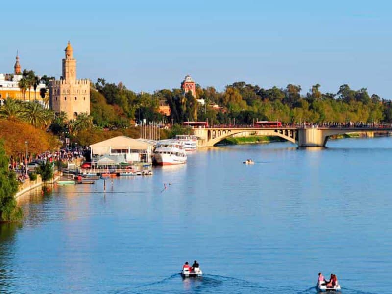 Río Guadalquivir, Sevilla.