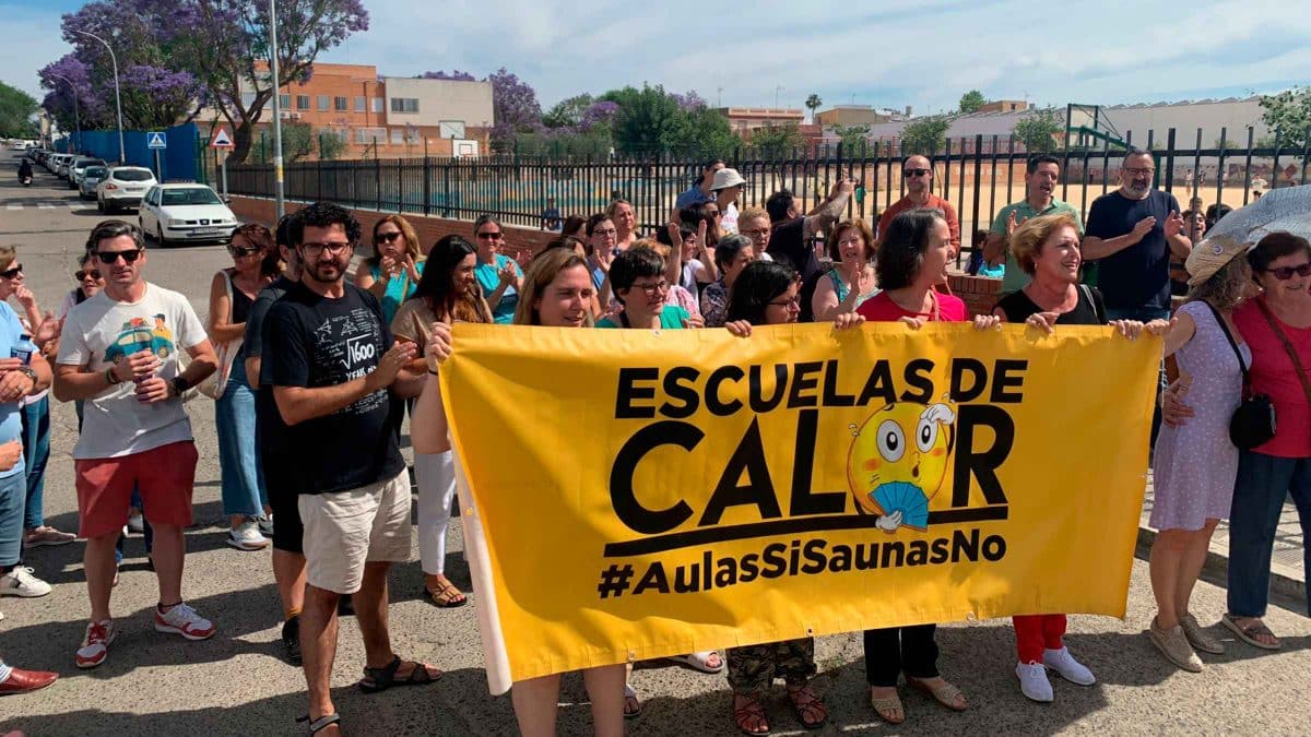 Gerena-colegio-calor