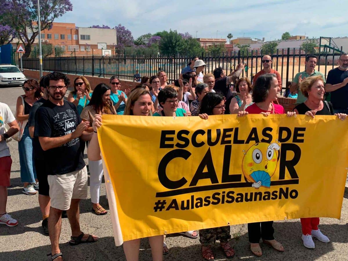 Gerena-colegio-calor