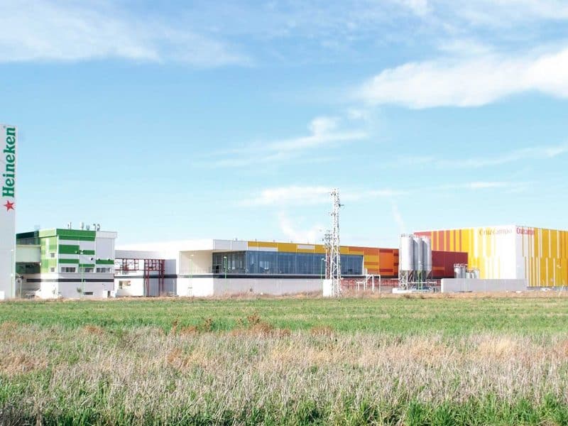 Imagen de las instalaciones hispalenses de Heineken