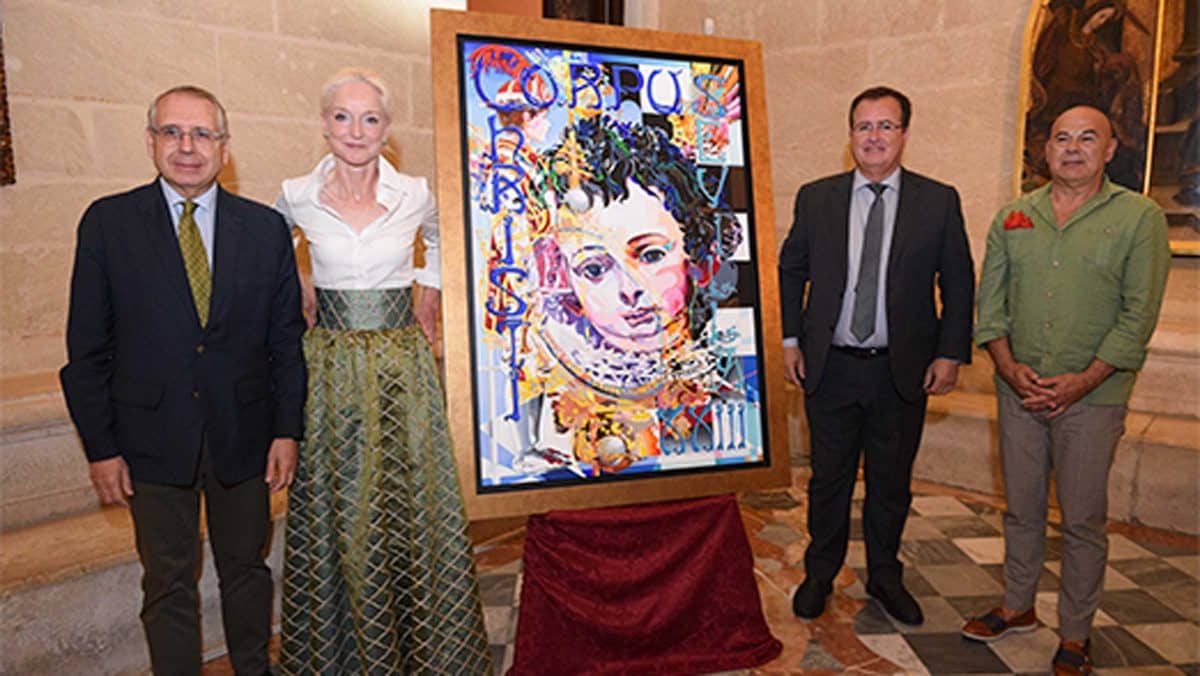 Uta Geub presenta «En cuerpo y alma» para el cartel del Corpus Christi 2023.