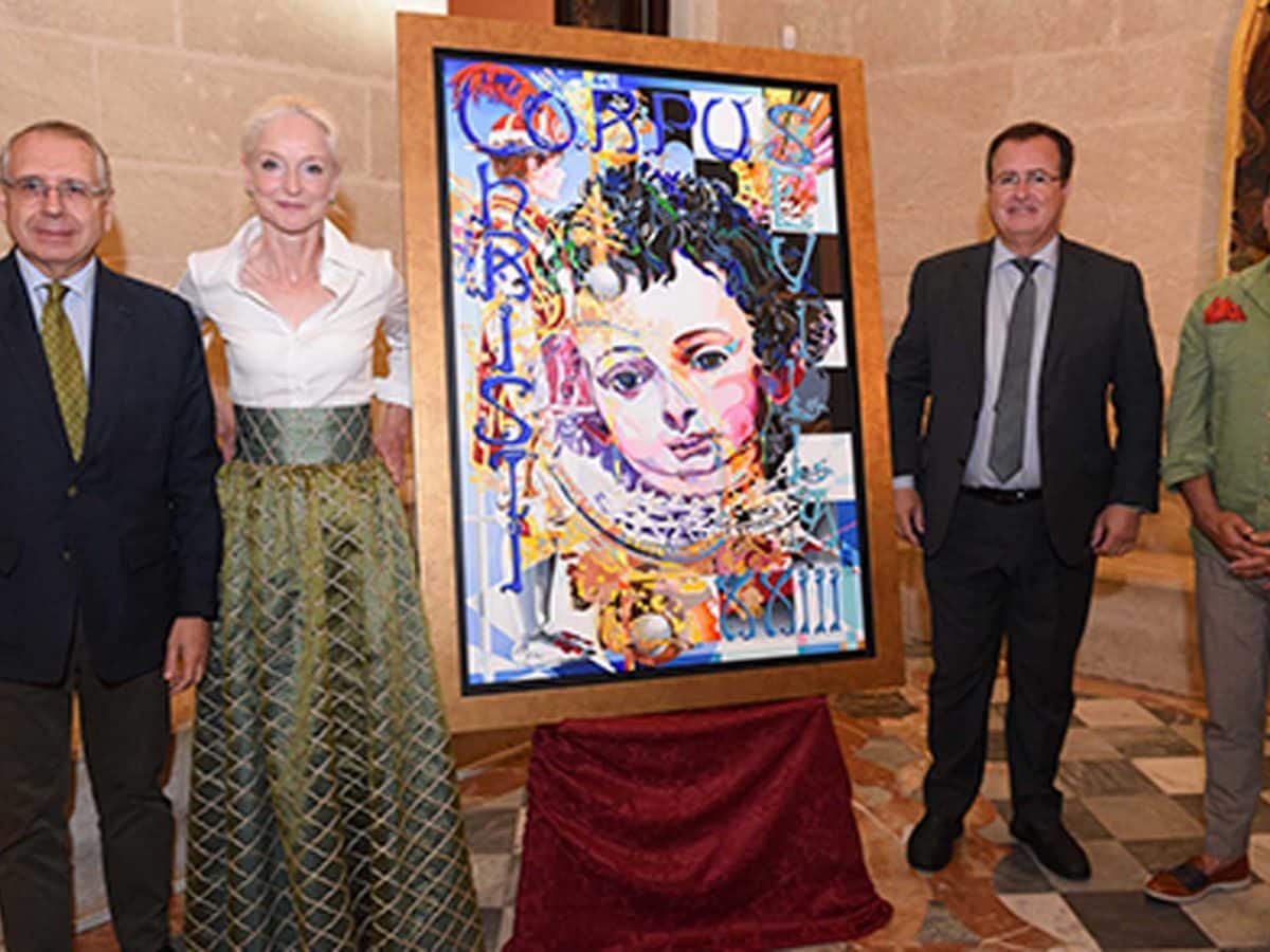 Uta Geub presenta «En cuerpo y alma» para el cartel del Corpus Christi 2023.