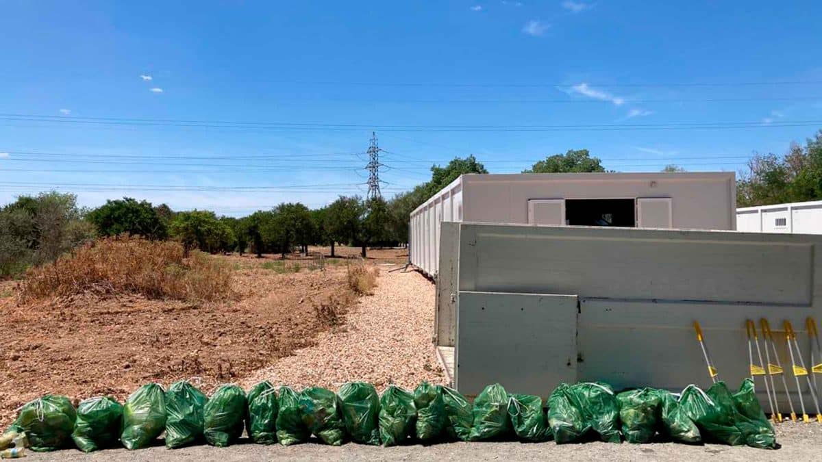 Imagen de la basura recogida en el río / SA