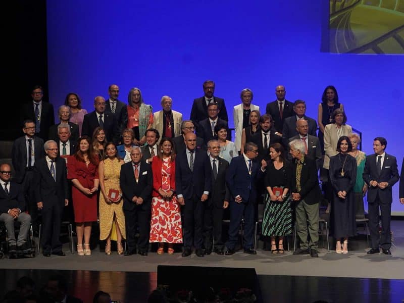 Entrega de medallas en Sevilla