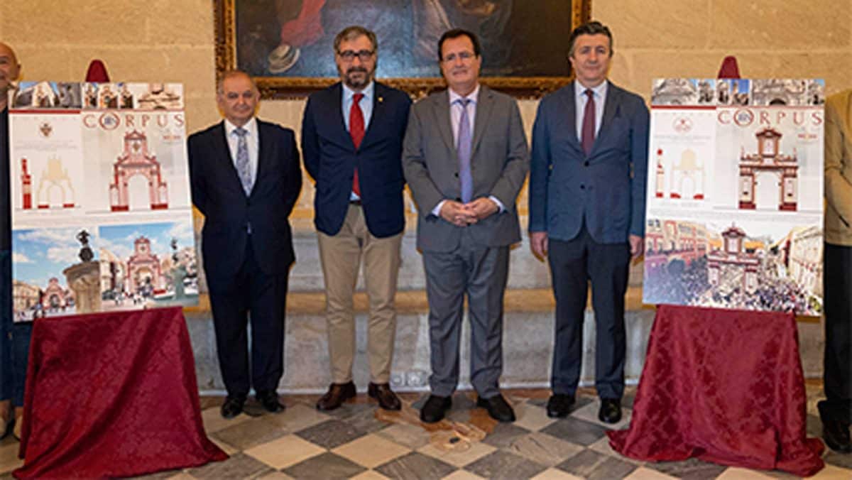 El Ayuntamiento dedica las portadas del Corpus Christi a dos hermandades.