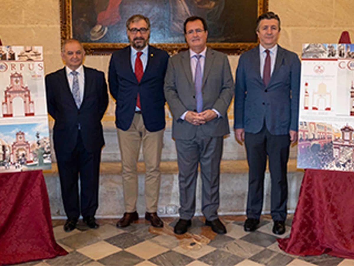 El Ayuntamiento dedica las portadas del Corpus Christi a dos hermandades.
