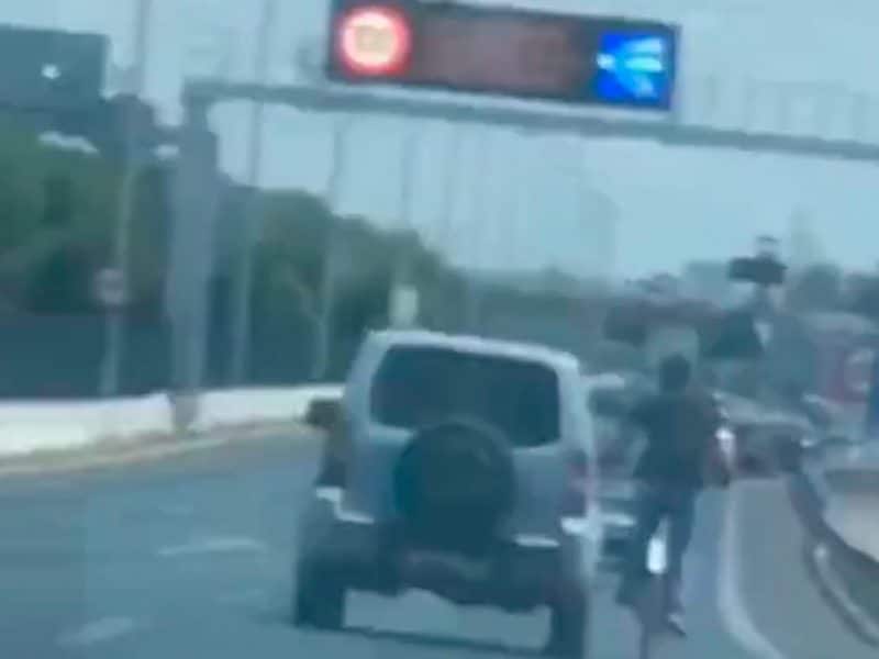 Este todoterreno y su compañero ciclista han arrasado en redes sociales