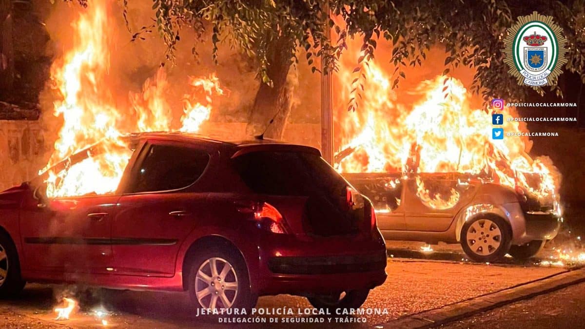 Las impactantes imágenes de este incendio