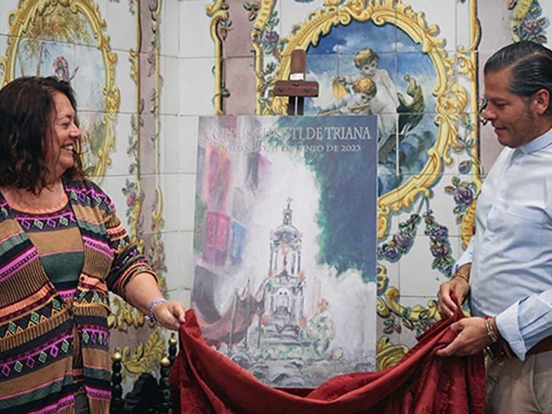 El Ayuntamiento presenta el cartel Corpus Chico de Triana.