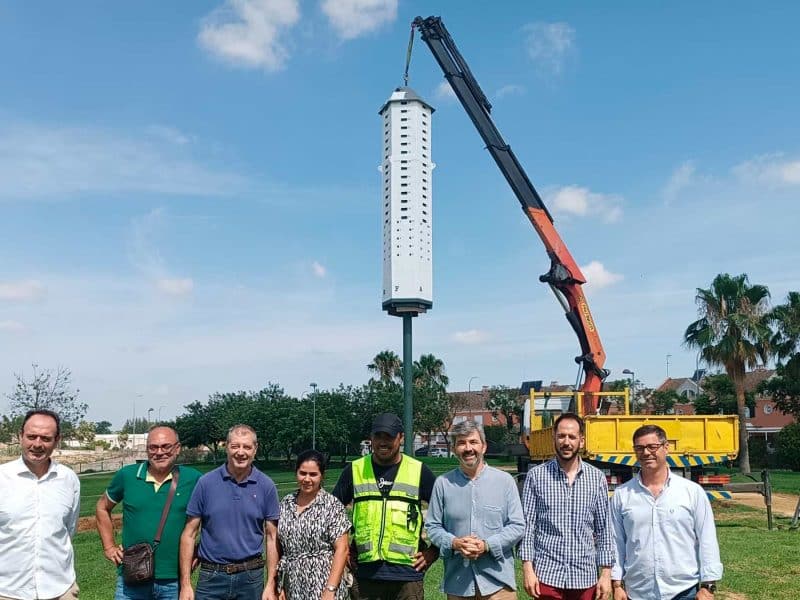La pionera Torre de la Biodiversidad de Coria