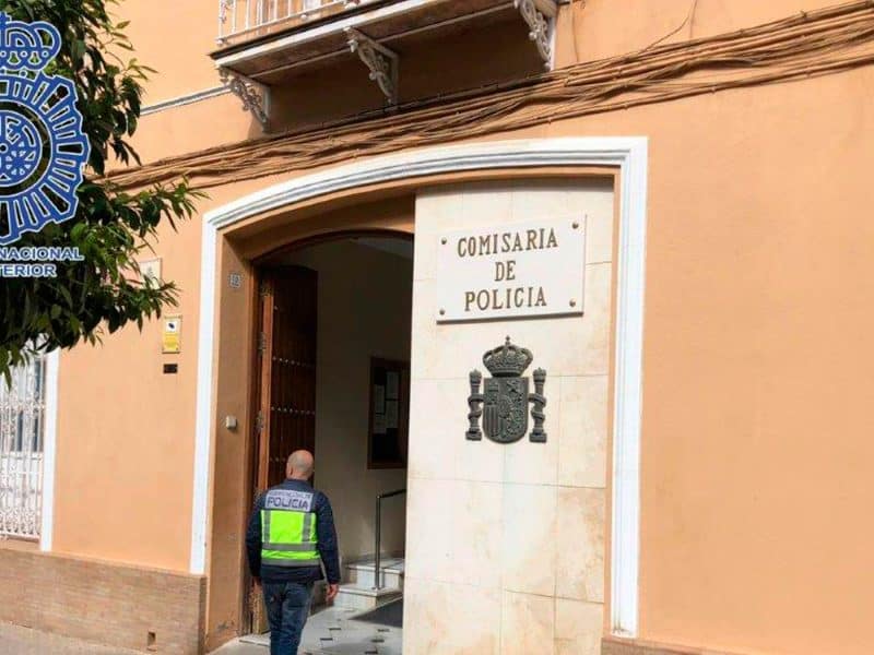 Imagen de la comisaría de Morón de la Frontera