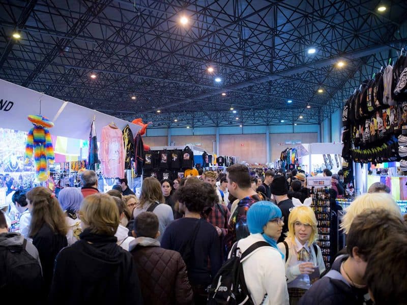 Imagen del interior del recinto del Mangafest hispalense