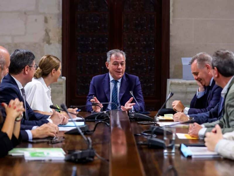 Sanz, reunido en el Ayuntamiento