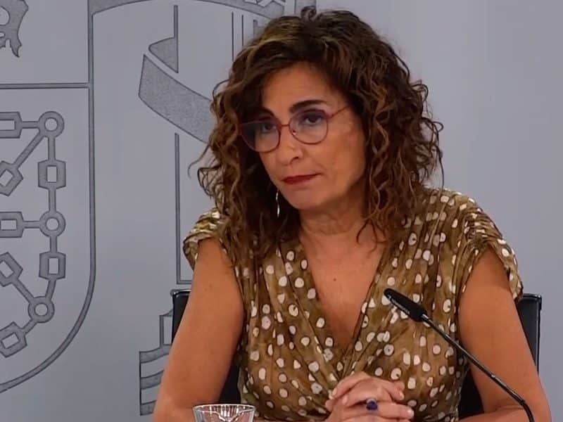 Ministra de Hacienda, María Jesús Montero, anunciado la oferta de empleo público de 2023