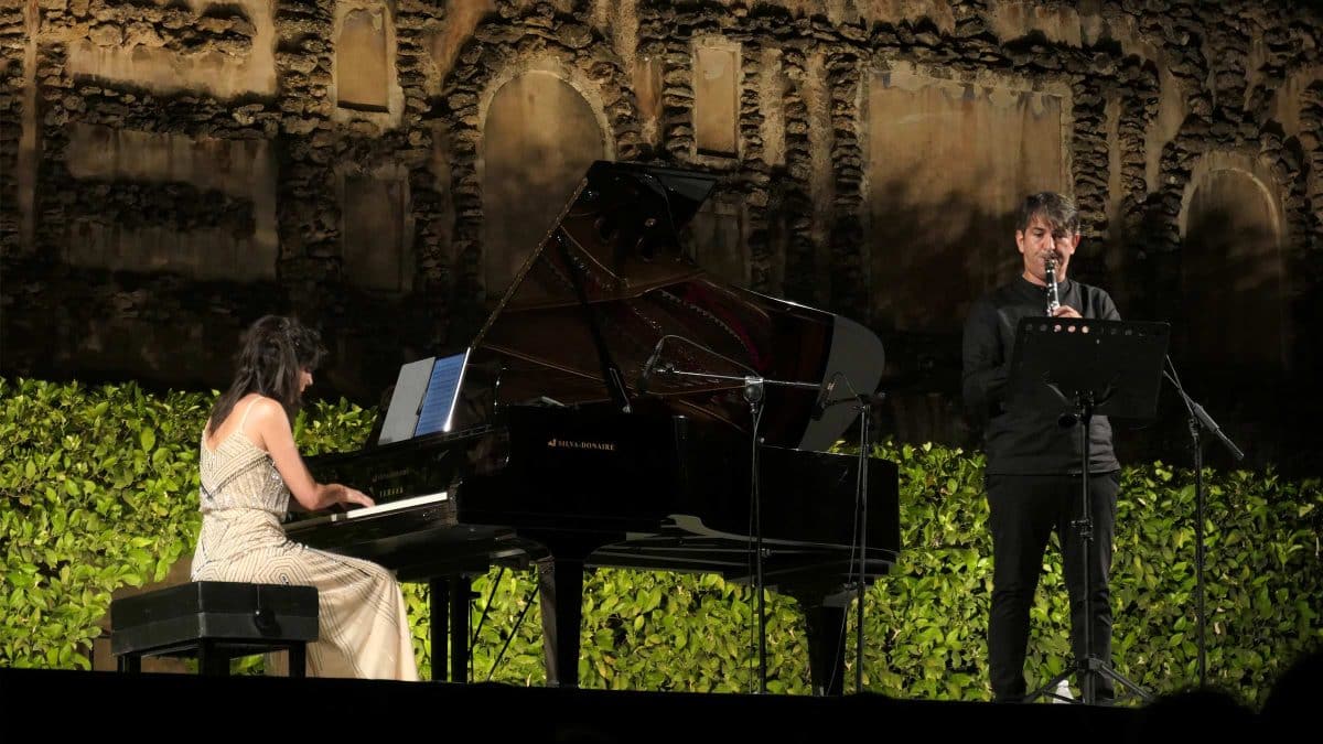 Antonio Salguero y Patricia Arauzo en las Noches en el Alcázar de Sevilla