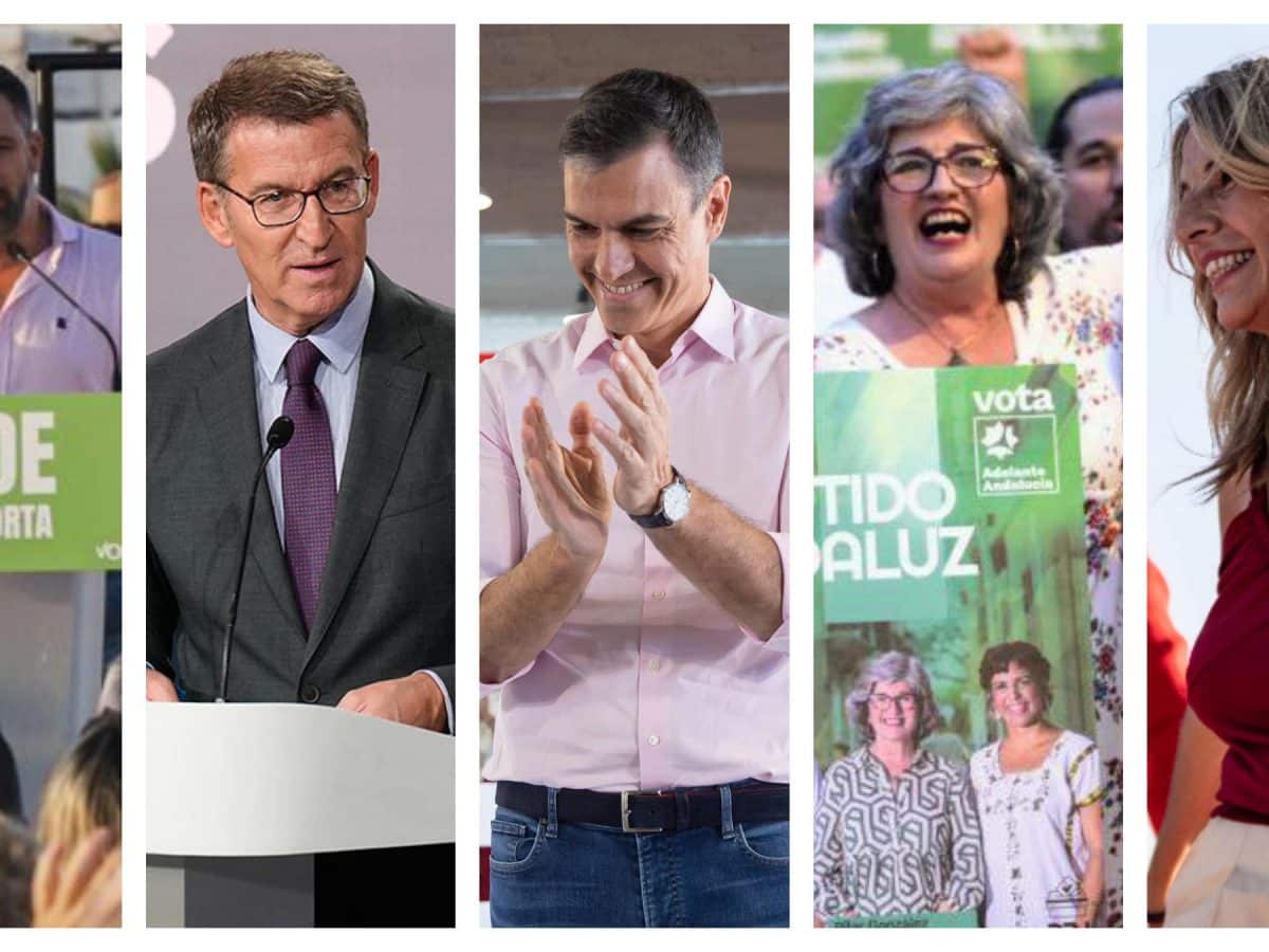 Los principales candidatos que se presentarán a las generales del 23J