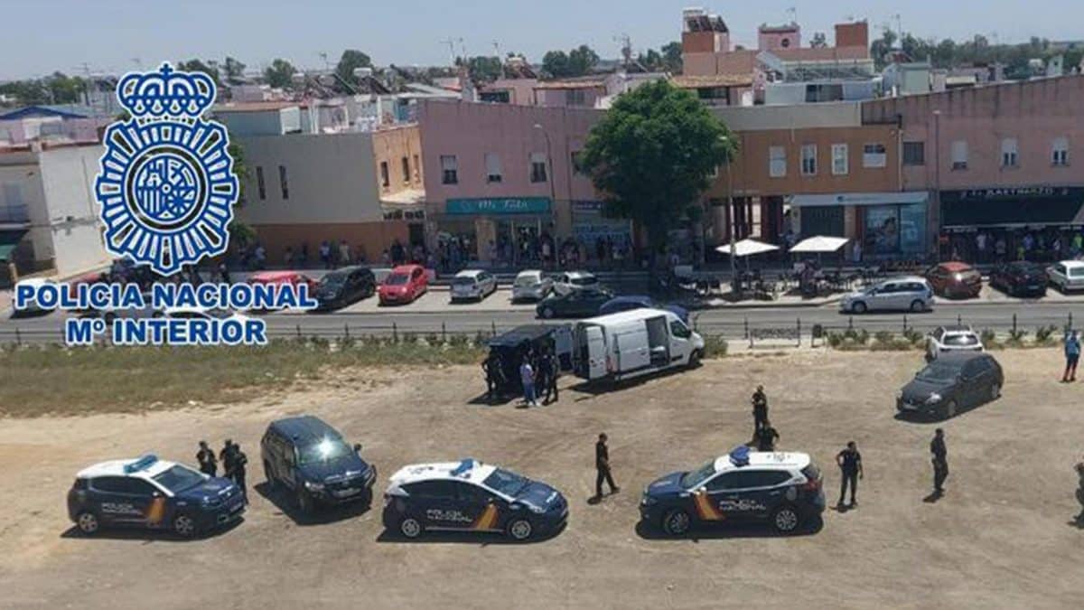 Una gran cantidad de vehículos policiales llegaron al lugar de los hechos