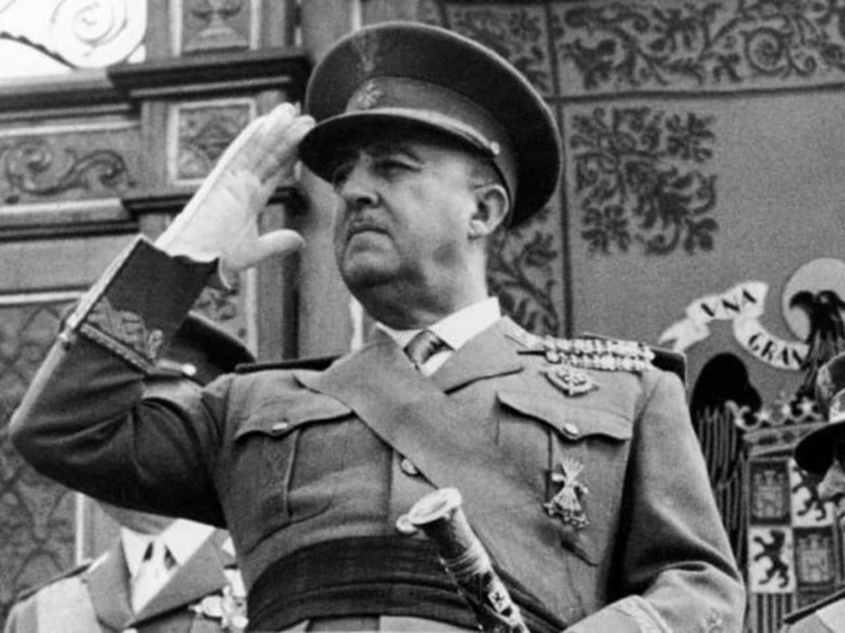 El dictador Francisco Franco