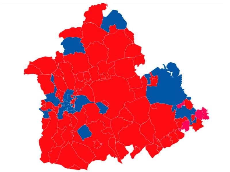 Resultado de las elecciones en la provincia de Sevilla