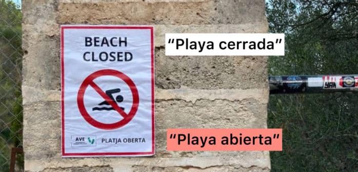 Uno de estos carteles / @ceciarmy