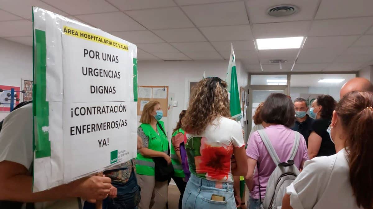 Protesta sanitaria el pasado mes de julio