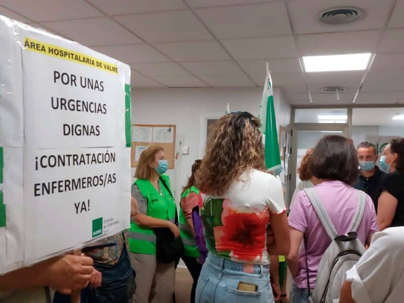 Protesta sanitaria el pasado mes de julio