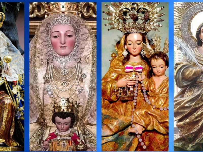 Las imágenes que recorrerán las calles este fin de semana