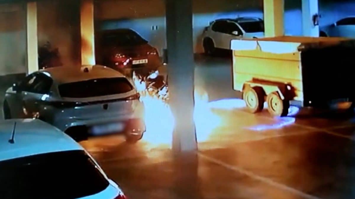 Metraje de una cámara de seguridad determinante en la investigación