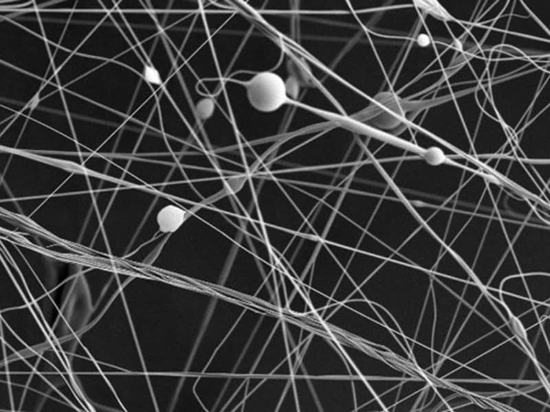 Imagen ampliada de estas microfibras