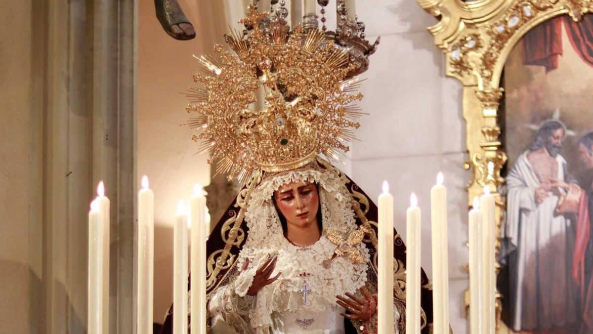 La Virgen de Los Gitanos, fotografiada por Julio Marín