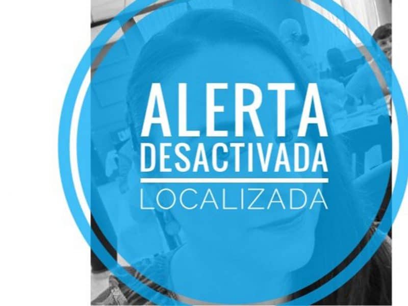 Cartel confirmando que ya se ha desactivado la alerta correspondiente