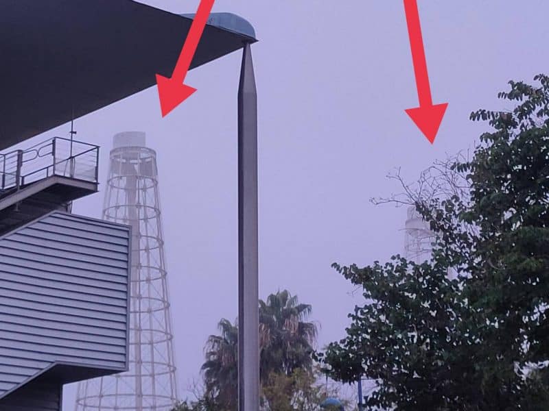 Estragos de la borrasca Bernard en La Cartuja / Manuel Fernández (@manuferSVQ)