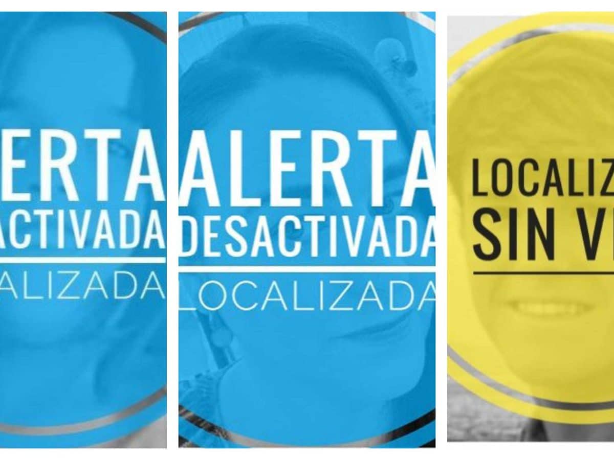 Collage de las tres alertas desactivadas