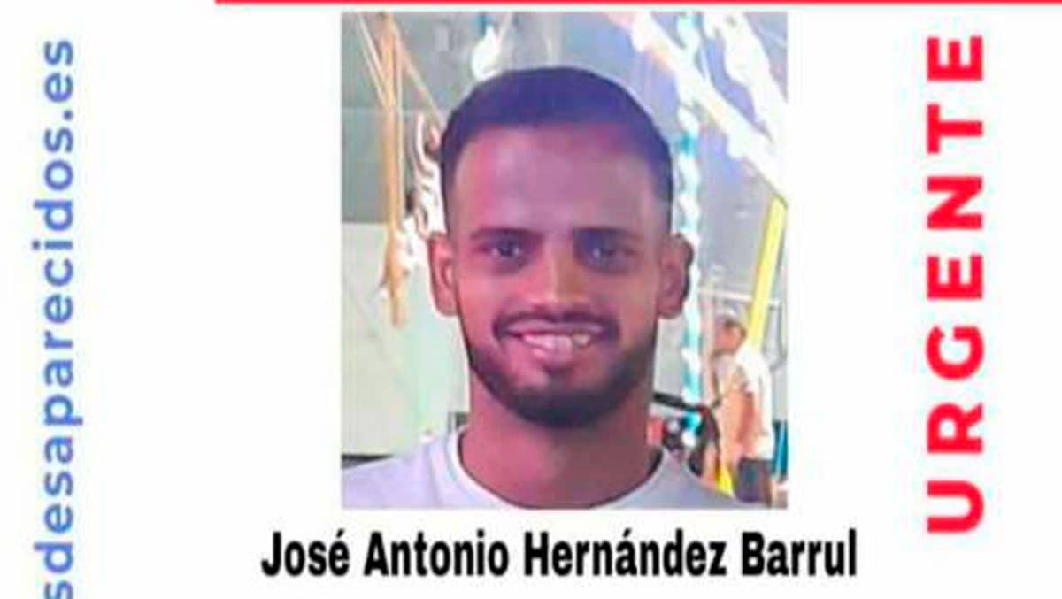 Cartel para ayudar a encontrar al joven