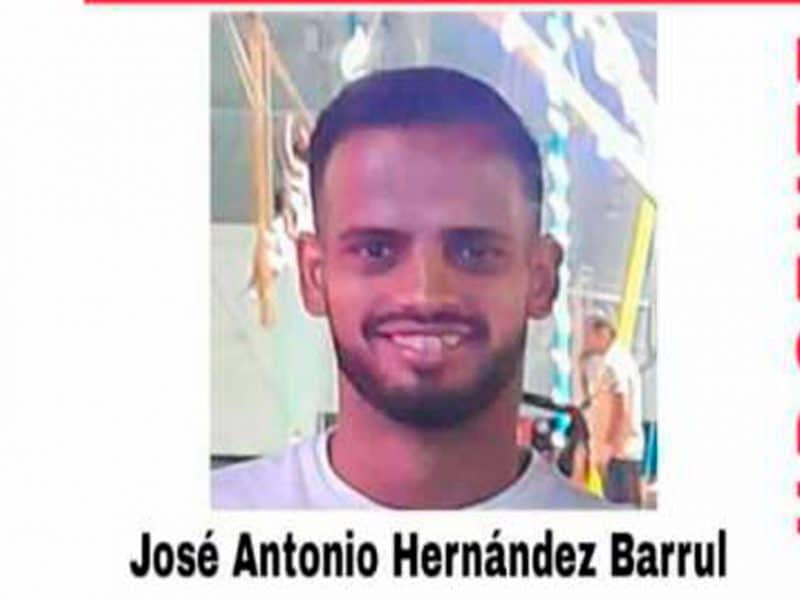 Cartel para ayudar a encontrar al joven
