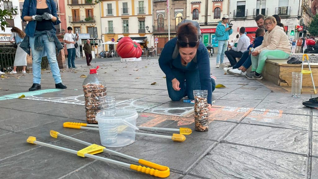 Imagen del diseño del puente Triana en el #ColillasChallenge de San Jacinto / SA