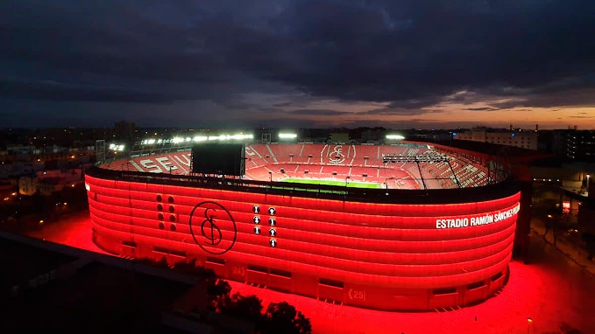 Estadio Ramón Sánchez Pizjuán, estadio donde se celebrará el encuentro deportivo
