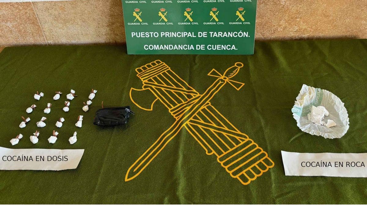 Imagen recurso de cocaína y heroína confiscada por la Guardia Civil