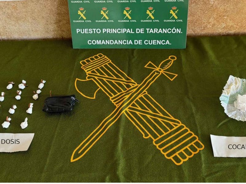 Imagen recurso de cocaína y heroína confiscada por la Guardia Civil
