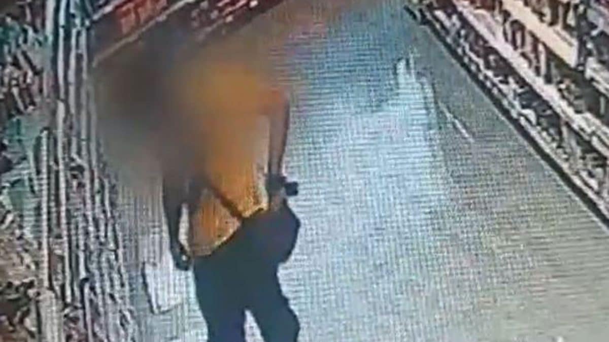 Metraje de seguridad de uno de estos delitos