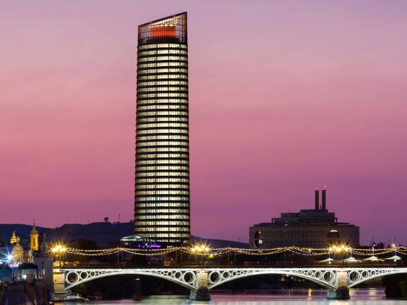 Atardecer en la Torre Sevilla
