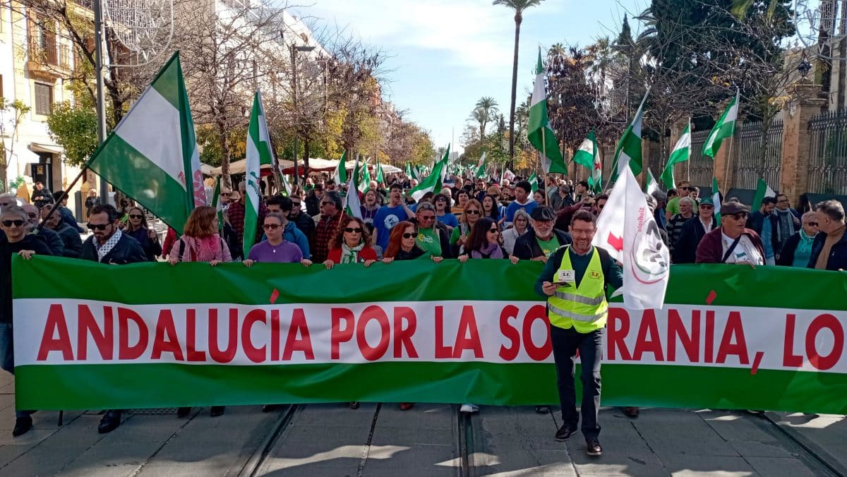 Manifestación por el 4D en Sevilla en 2023. SA