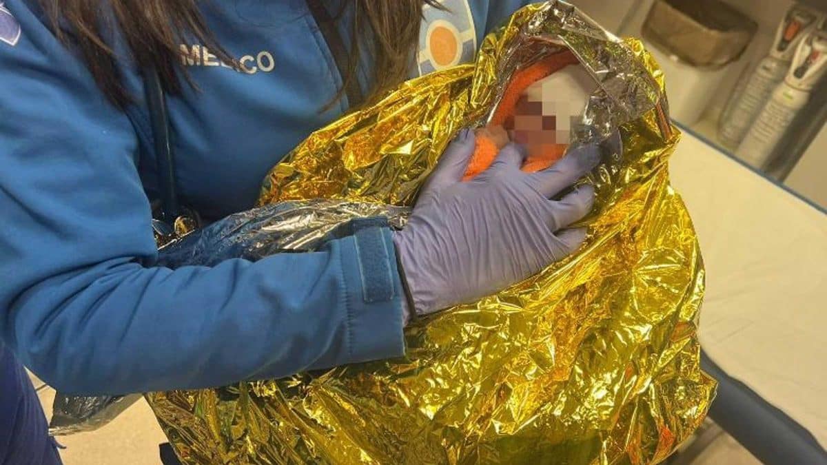 Nieves. la bebé encontrada en un contenedor en Los Palacios / Europa Press