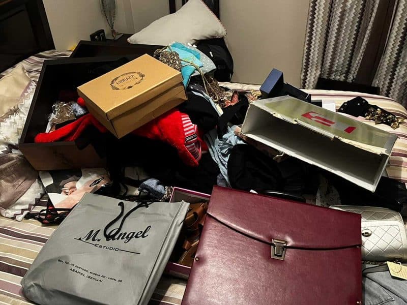 Imagen del interior de la vivienda tras los hechos / Carmen González